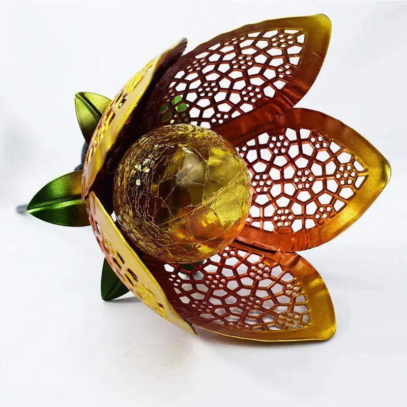 BowLift | Solar Garden Light Lotus Flower – Decorative LED Outdoor Lighting for Garden and Yard