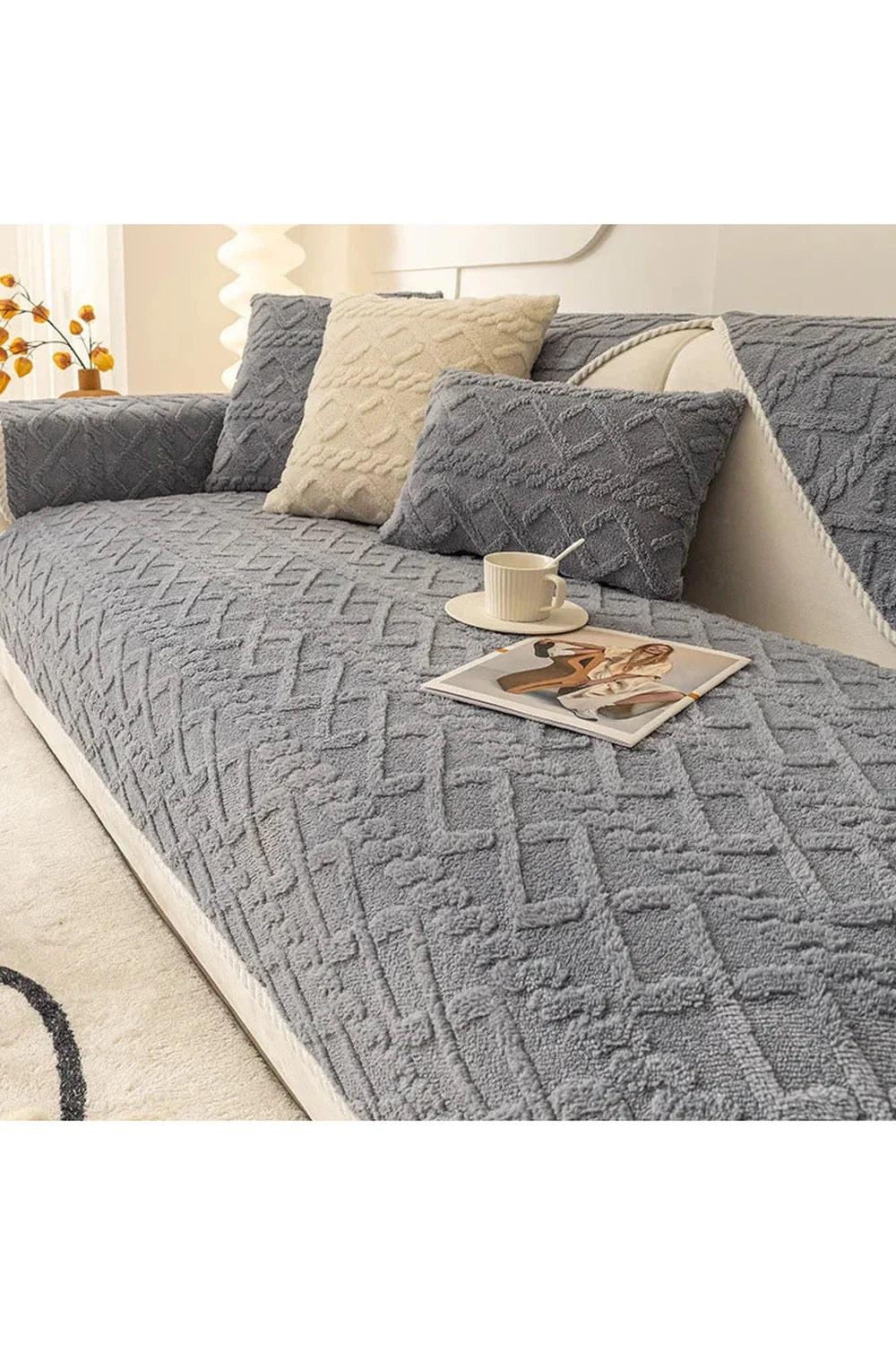 Jacquard Sofa blanket | Bowlift