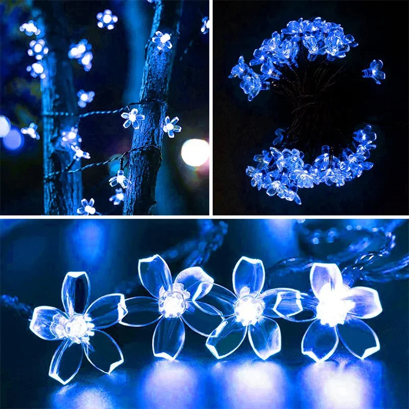 BowLift | LumiSola Solar String Lights | 20–100 LEDs | Warm White, White or RGB | 8 Modes | For Garden & Balcony | 5–12m