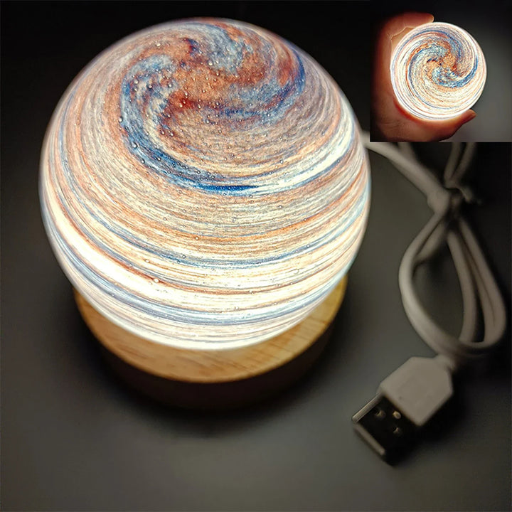 3D Crystal Planets Atmosphere Night Lamp | Bowlift