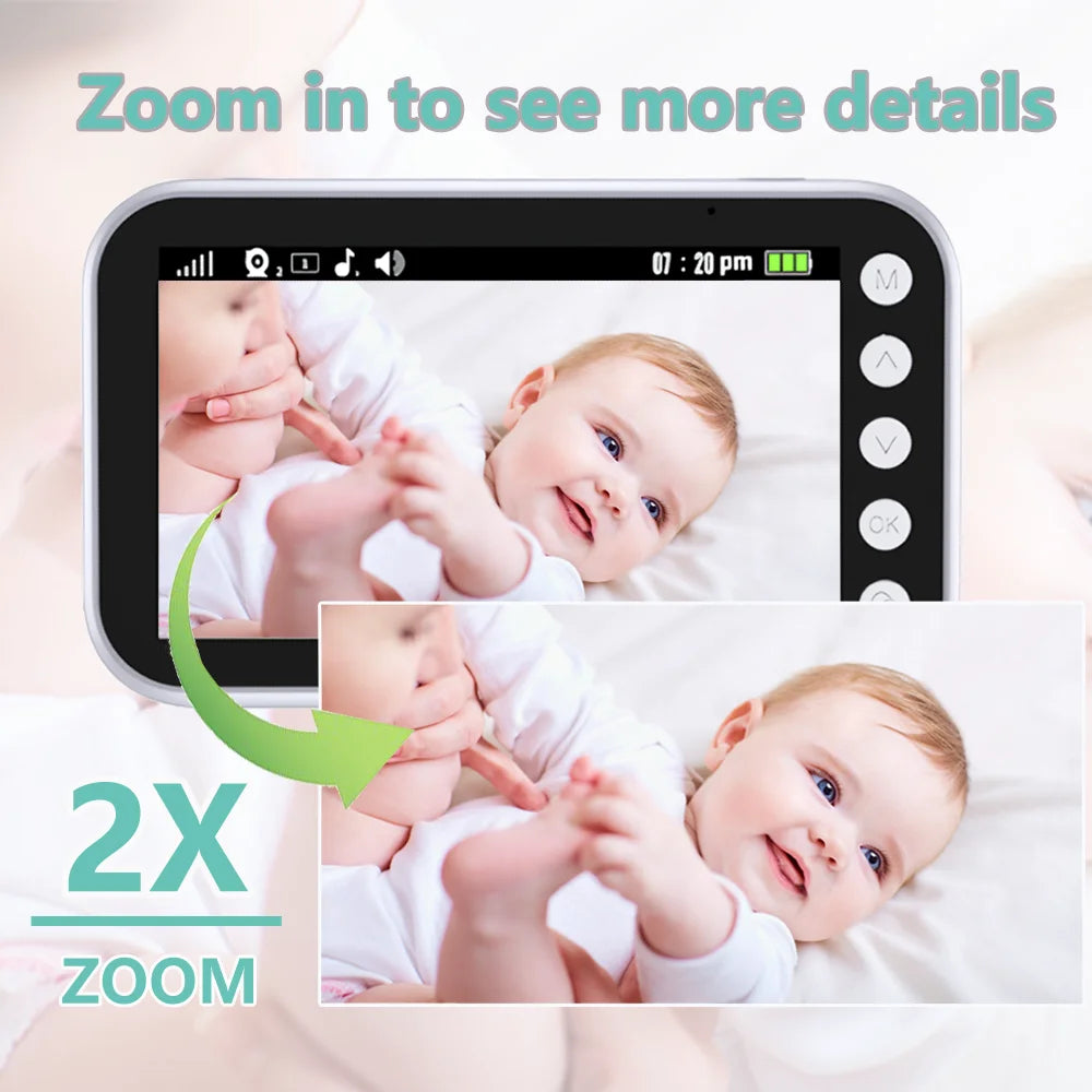 BowLift | Baby Monitor Surveillance Night Vision Music Nanny Camera
