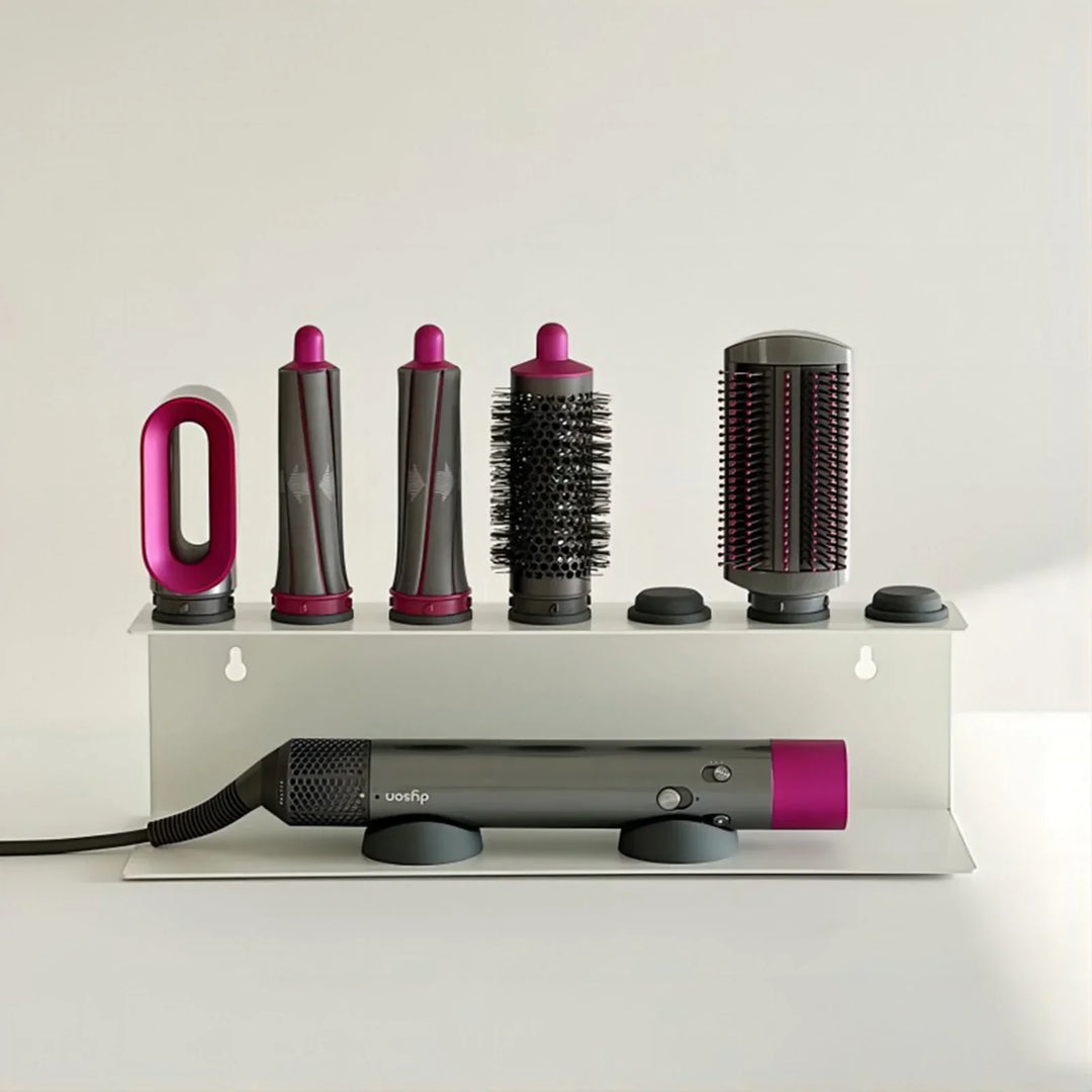 Multifunctional Hair Dryer Stand – Carbon Steel | For Hair Dryers, Straighteners & Curling Irons Bowlift