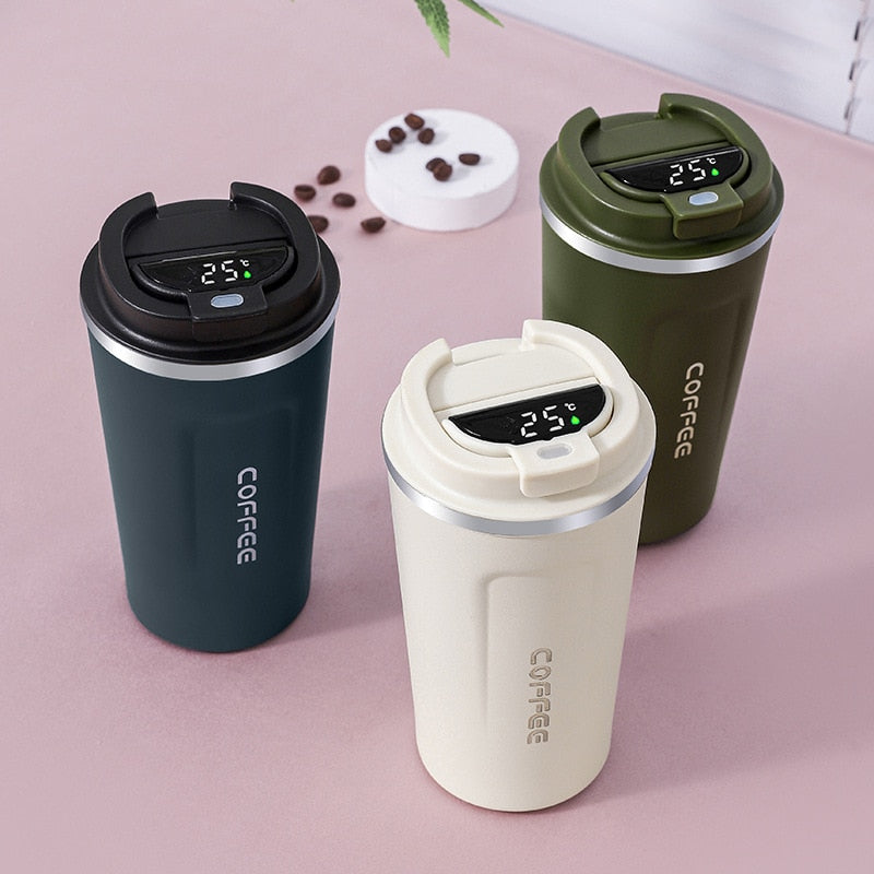 BowLift | LED Temperature Display Smart Thermos Coffee Mug
