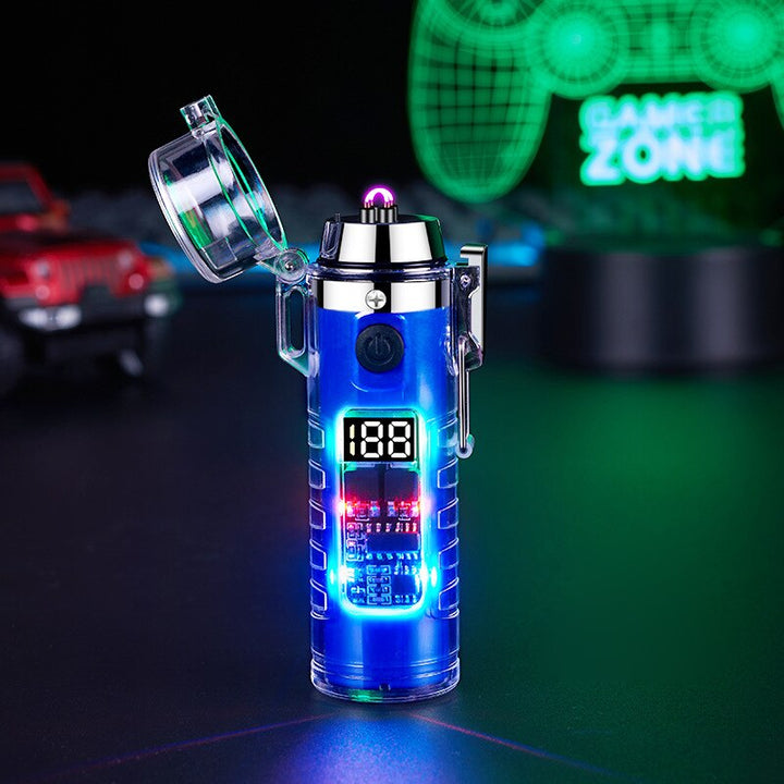 BowLift | Windproof Double Arc Transparent Flashlight Lighter