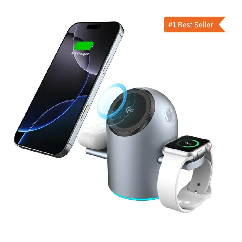 BowLift | 3 in 1 Magnetic Wireless Fast Charging Station