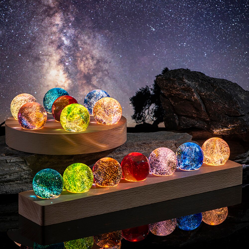BowLift | Colorful Luminous Galaxy Crystal Table Set