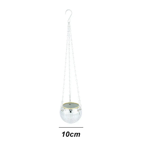 BowLift | GlowSphere Lunara | Disco Plant Hanger | Retro Design | For Boho & Urban Jungle Styles
