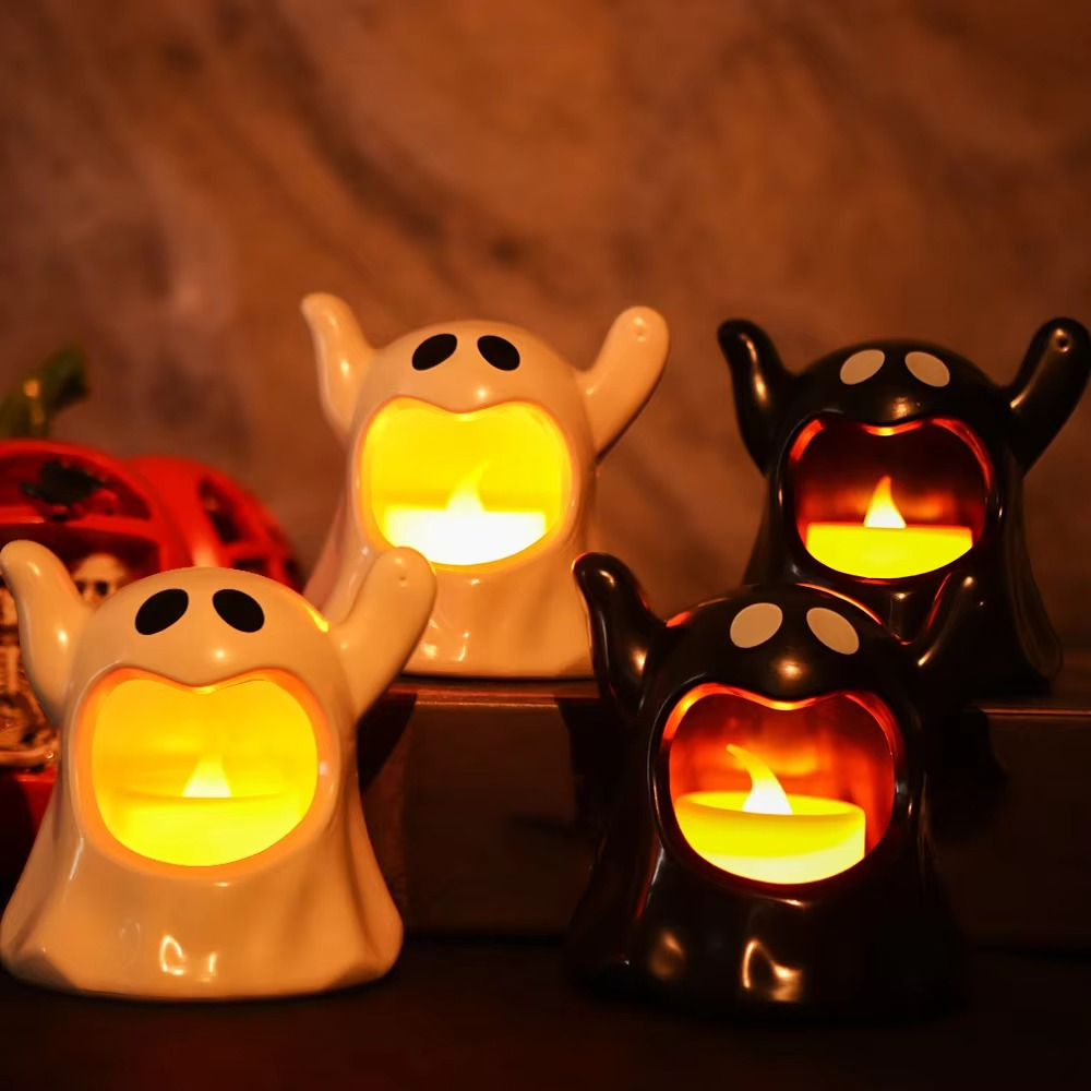 BowLift | Light Ghost Halloween Lamp – LED Ghost Decoration with Battery Lighting