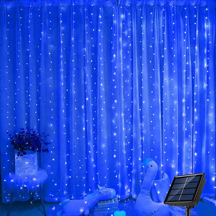 BowLift | LumiGlow Solar Curtain Lights | Waterproof LED String for Outdoor Decor
