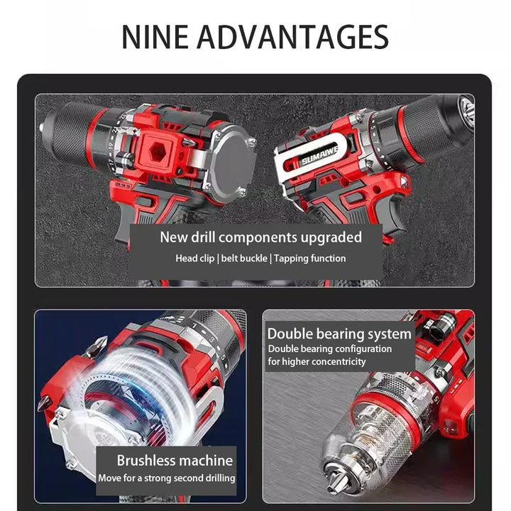 BowLift | Cordless Brushless Impact Driver 20V – DrillMate