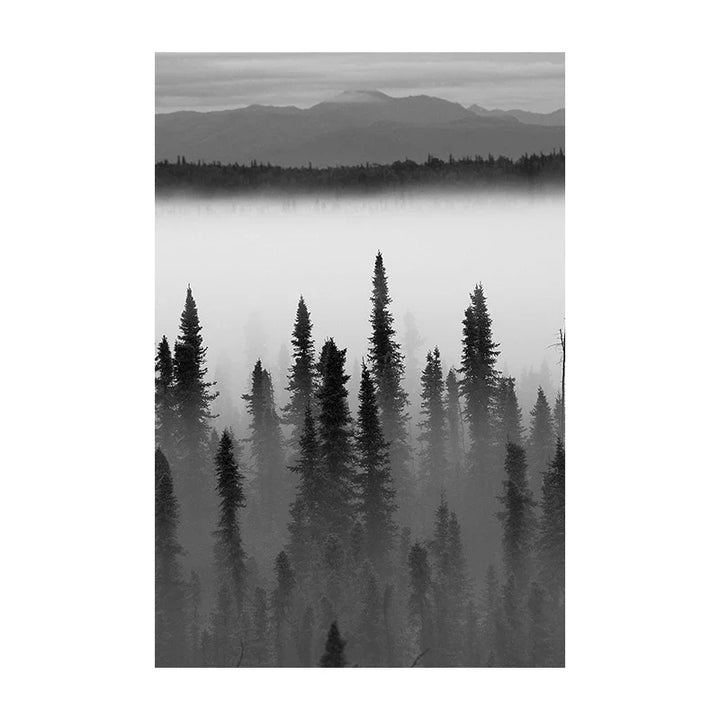 Northern Wilderness Eagle Deer Landscape Wall Art Fine Art Canvas Prints Pictures For Living Room Dining Room Nordic Home Decor | Bowlift