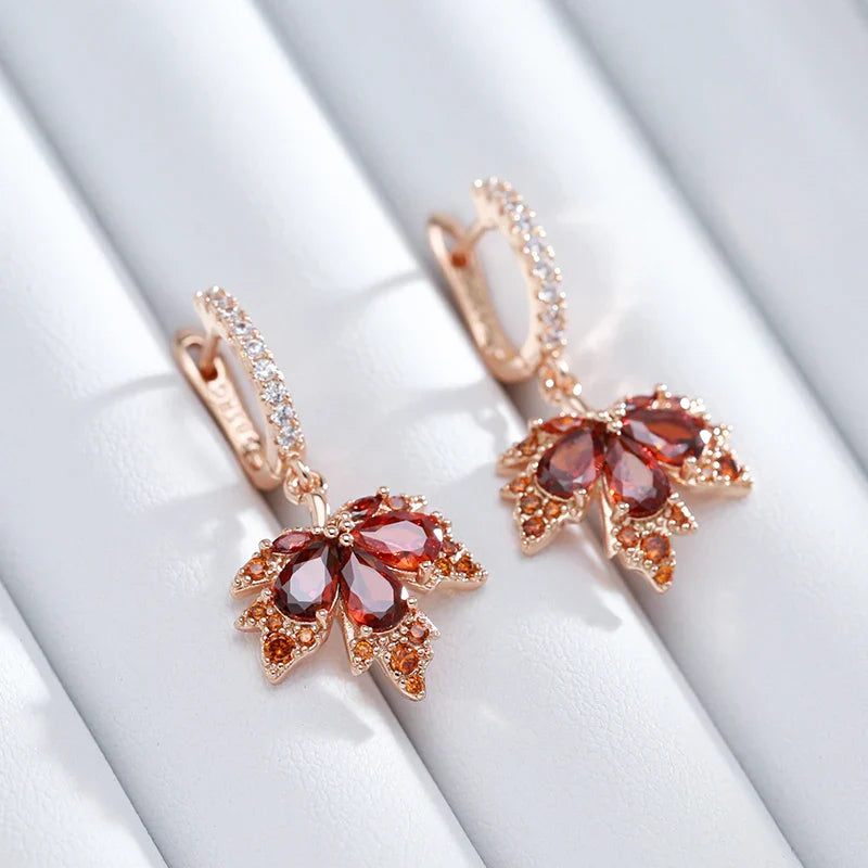 BowLift | Dainty Autumn Maple Leaf Earrings