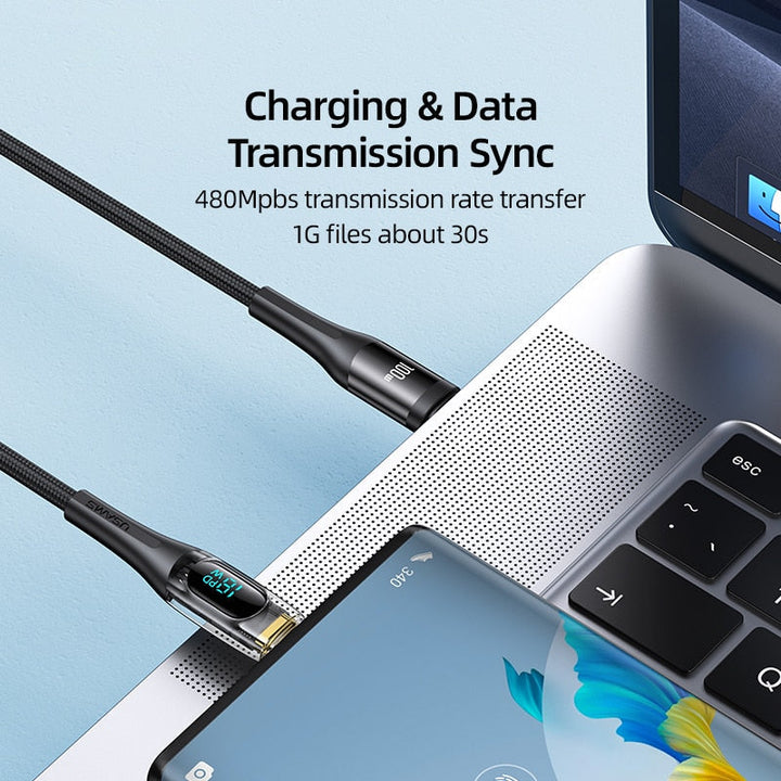 BowLift | Turbo Connect Led Display Fast Phone Charging Cable