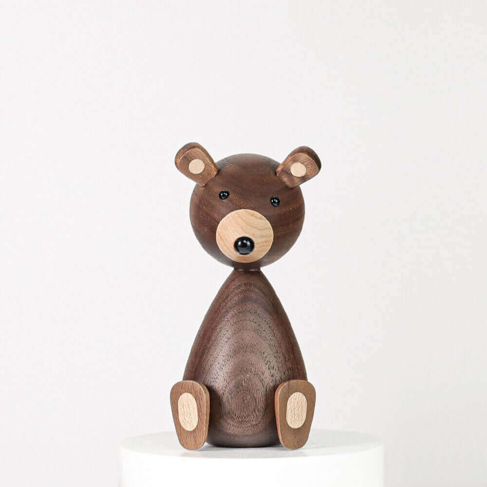 BowLift | Danish Wood Brown Bear Family Ornaments
