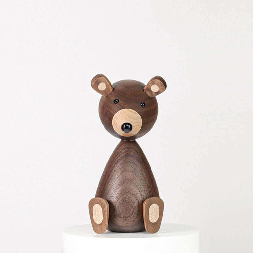 BowLift | Danish Wood Brown Bear Family Ornaments
