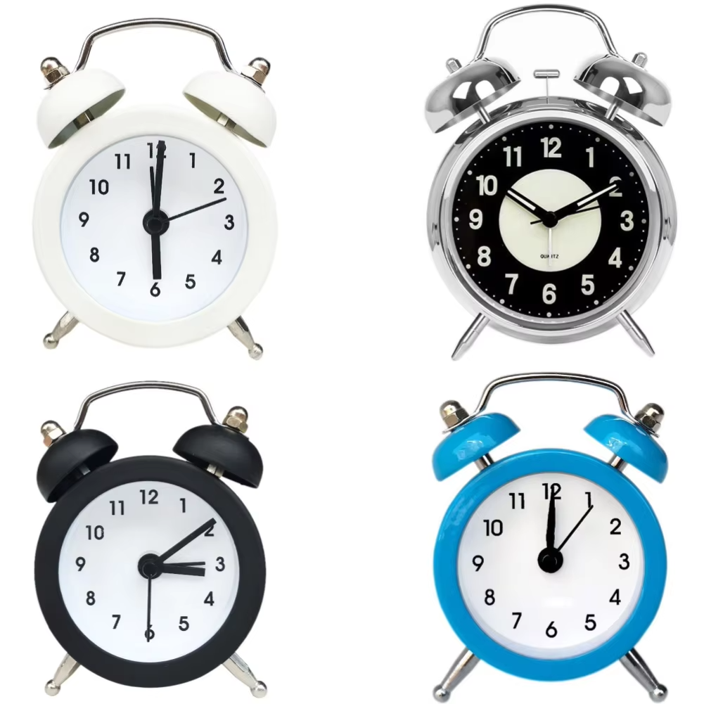 BowLift | Cute Rabbit Ears Loud Twin Bell Alarm Clock for Heavy Sleepers