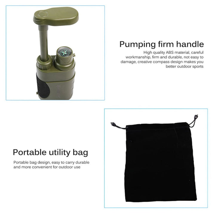 Outdoor Water Filter Camping Survival Tool | Bowlift