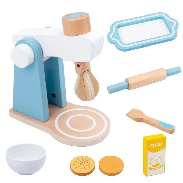 BowLift | Premium wooden play kitchen with blender, toaster & coffee machine