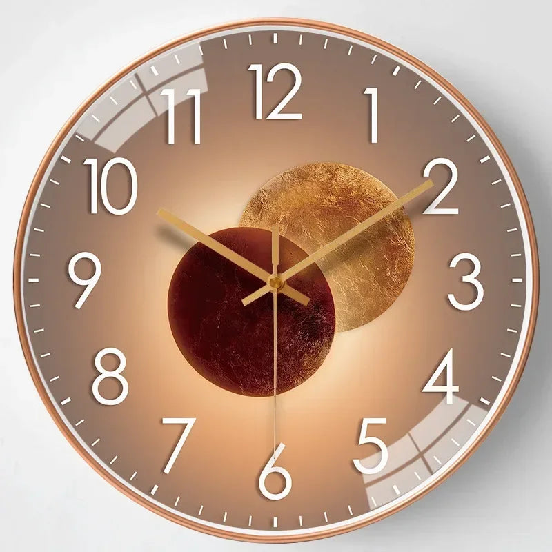 SilentTime - Digital Wall Clock in Classic Style - 8 Inch Bowlift