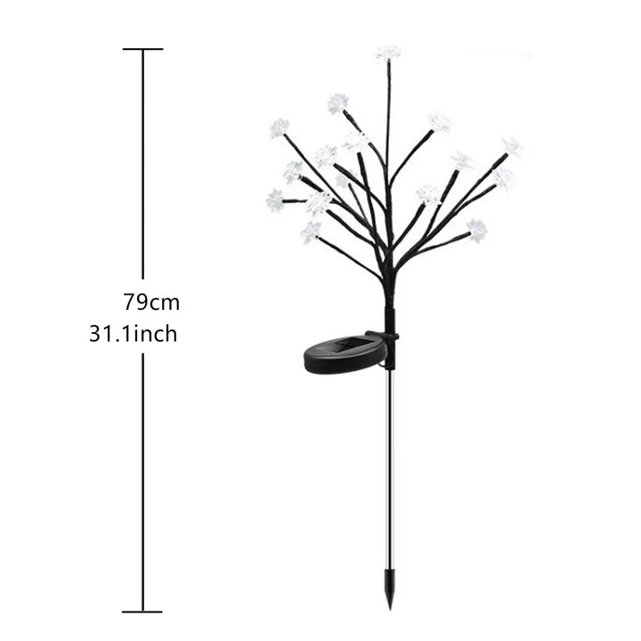 BowLift | Sakura Tree Solar Flower Pathway Outdoor Lights