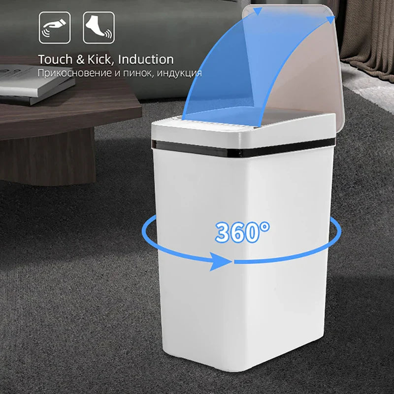 BowLift | Waterproof Smart Wave Sensor Automatic Trash Can