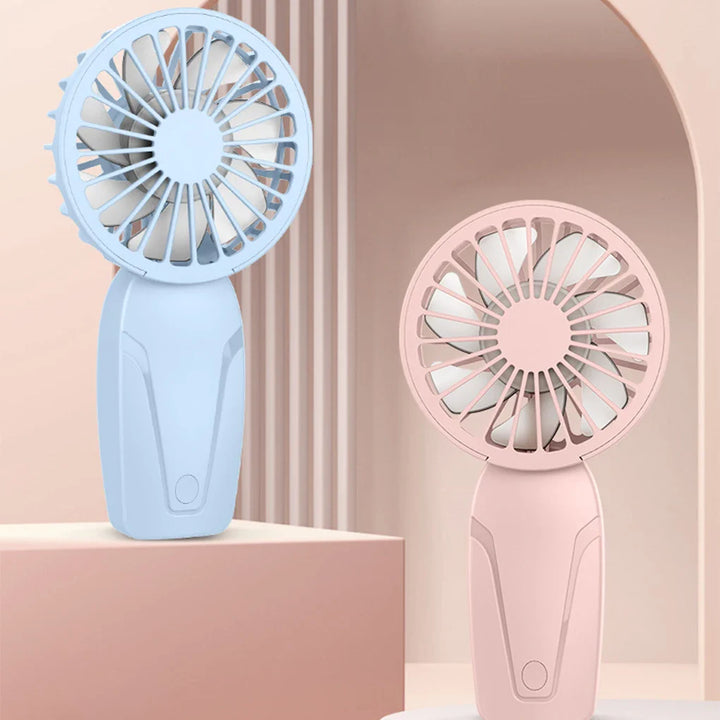 Portable Handheld Mini Fan – Lightweight ABS USB Rechargeable Pocket Fan for On-the-Go Cooling | Bowlift