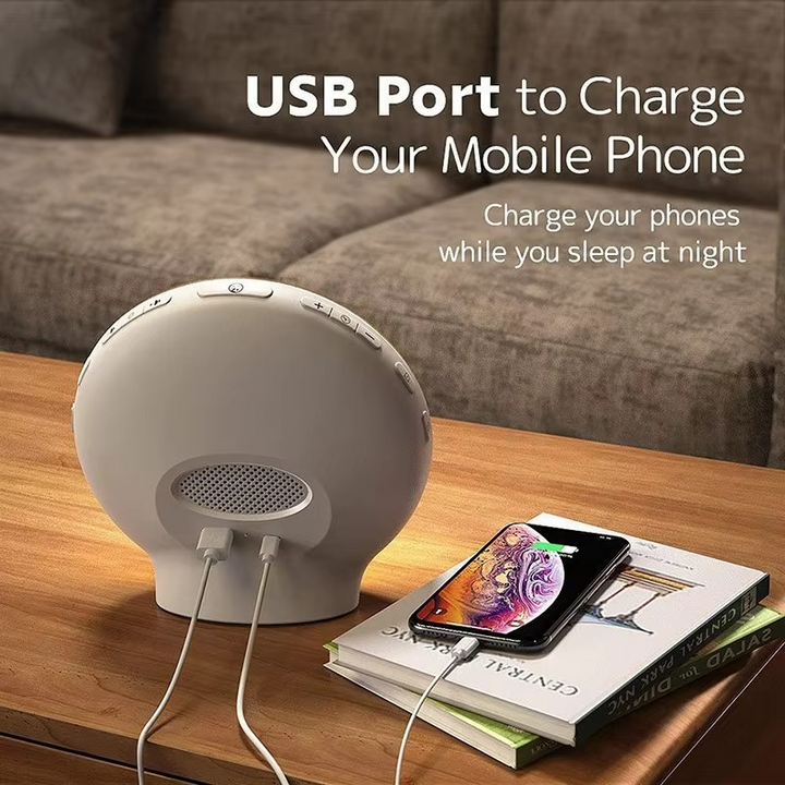 BowLift | Wake Up Light Alarm Clock with Sunrise Simulation, Sunset Mode, Night Light and FM Radio