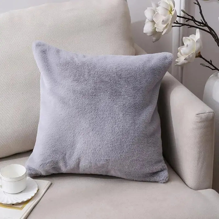 BowLift | Luxury Faux Rabbit Fur Cushion Cover for Stylish Interiors