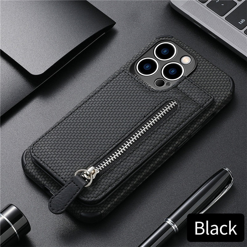 BowLift | Zip Zip Elegance Wallet iPhone Case