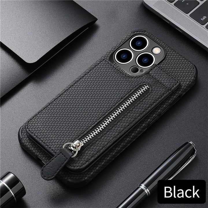 BowLift | Zip Zip Elegance Wallet iPhone Case