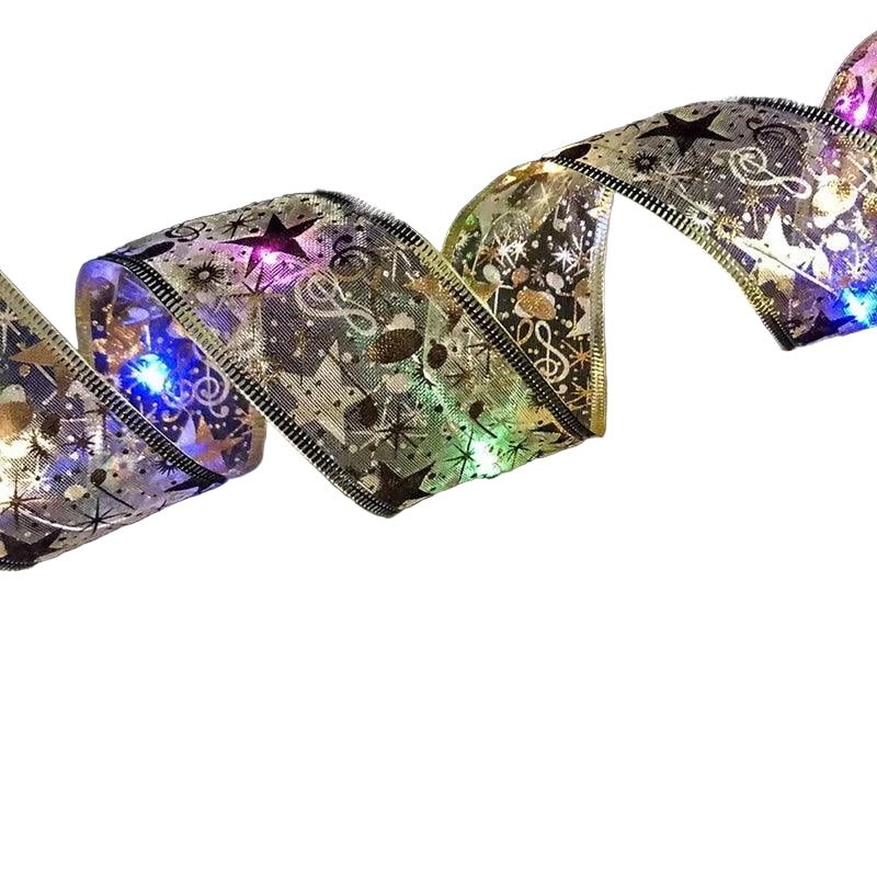 BowLift | Glowing LED Ribbon Pattern Elegant Christmas Decoration