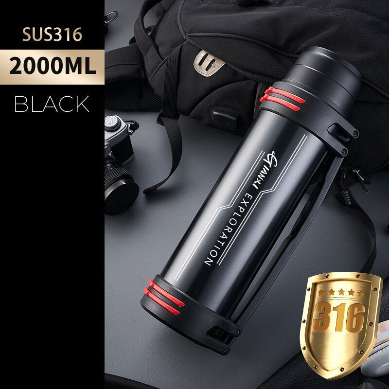 BowLift | Giant Drink Stainless Steel Thermos Bottle