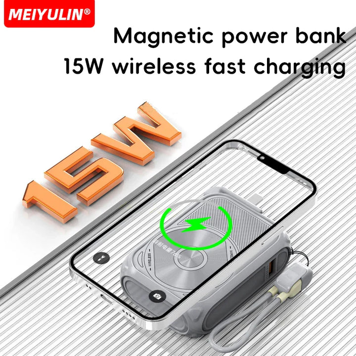 BowLift | USB Portable Magnetic Wireless Power Bank