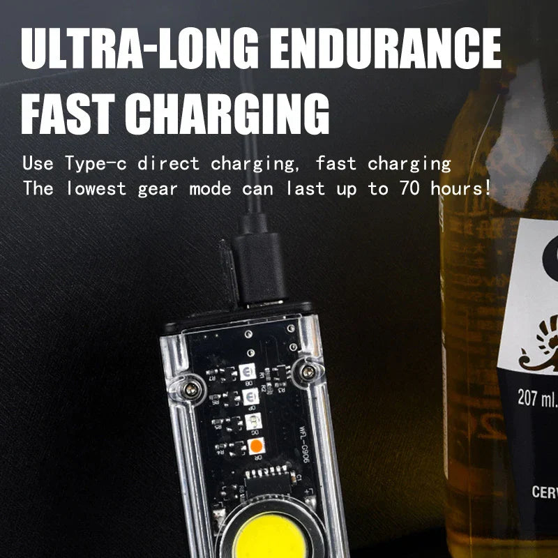 BowLift | Mini Keychain Safe Glow Emergency Flashlight