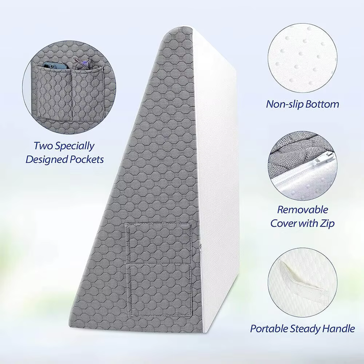 BowLift | Wedge Pillow for Sleep Apnea | Elevates Head, Reduces Snoring & Acid Reflux for Restful Sleep