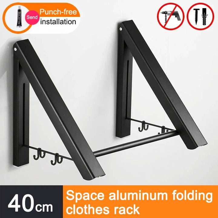 Space Saver FoldaBowlifte Wall Clothes Aluminum Rack | Bowlift