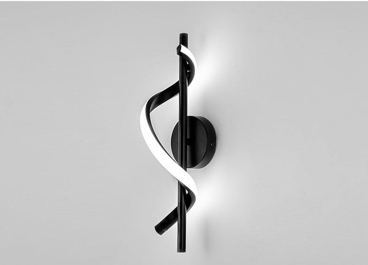 BowLift | SpiralLume – Minimalist LED Wall Light with a Modern Edge