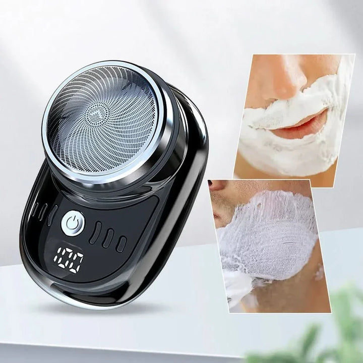 BowLift | Compact USB shaver for travelling with digital battery display