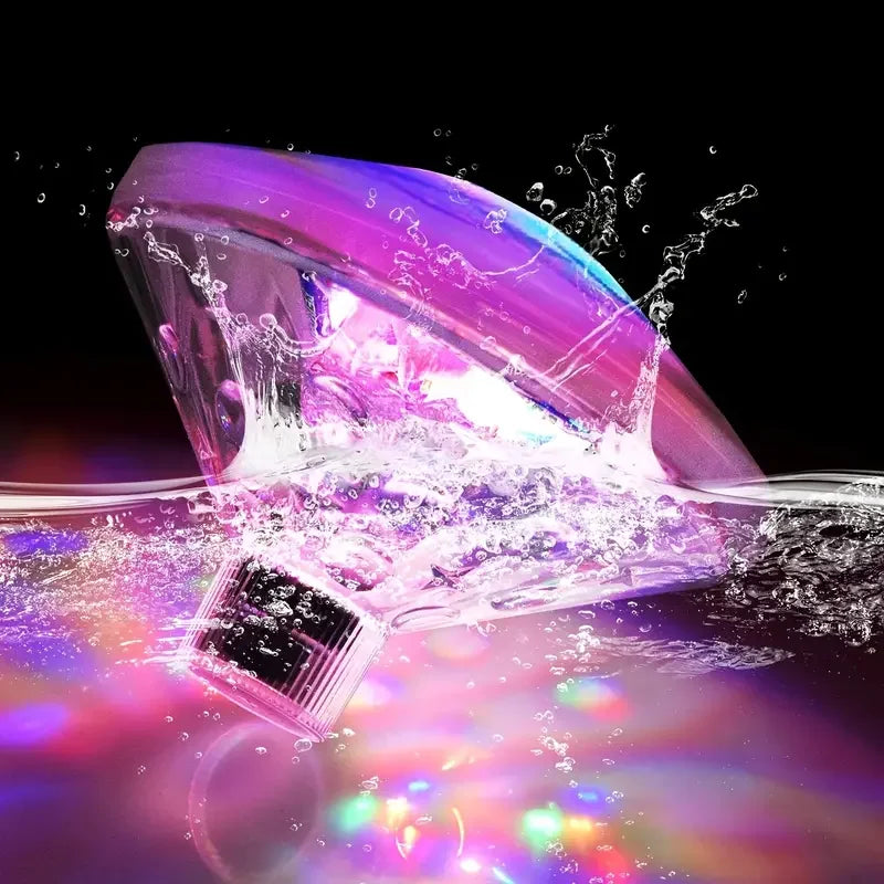 BowLift | Floating LED Underwater Lamp AquaLuma | RGB Color Change | IP67 Waterproof | For Pool, Bathtub & Party