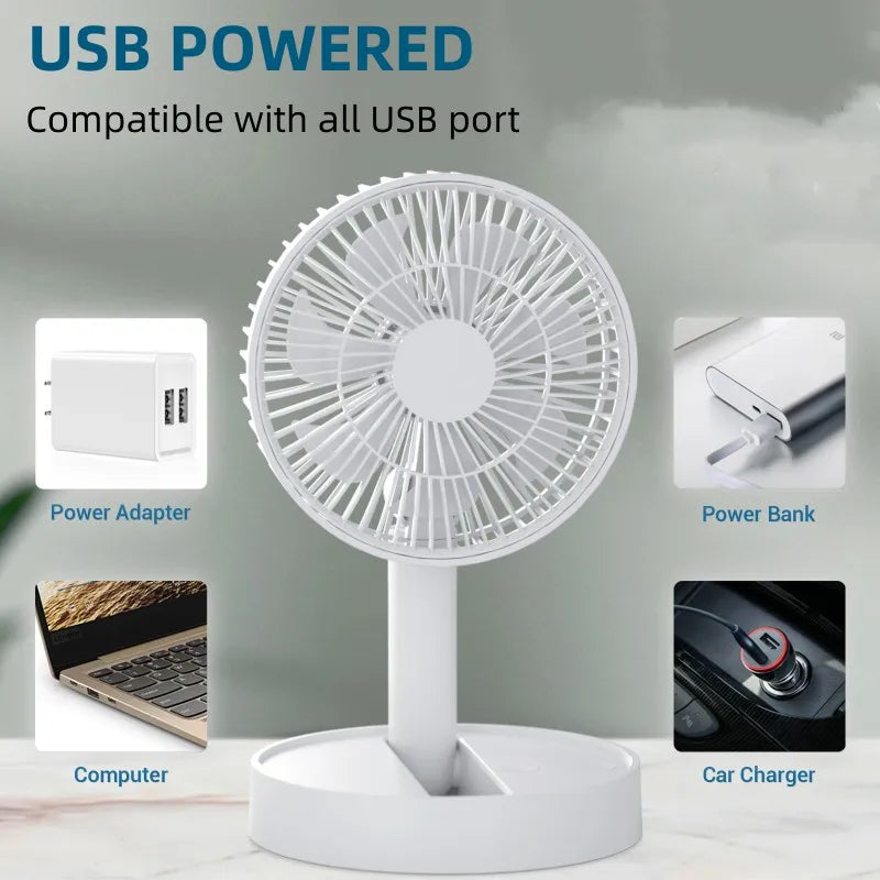 BowLift | AirFlow Mini-Fan | Quiet & Compact | 4 Speed Levels