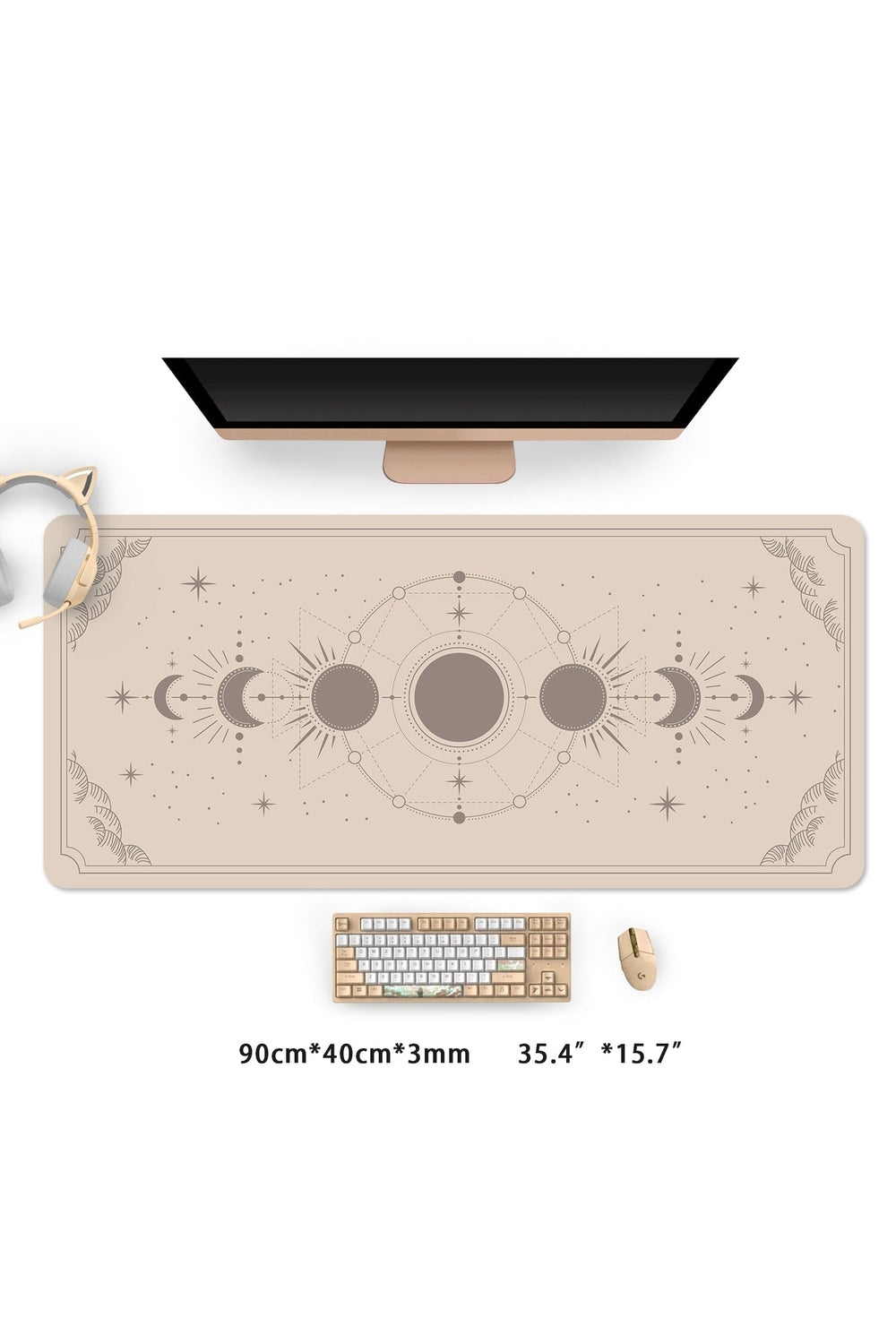 Moon Phases Desk Mat | Bowlift