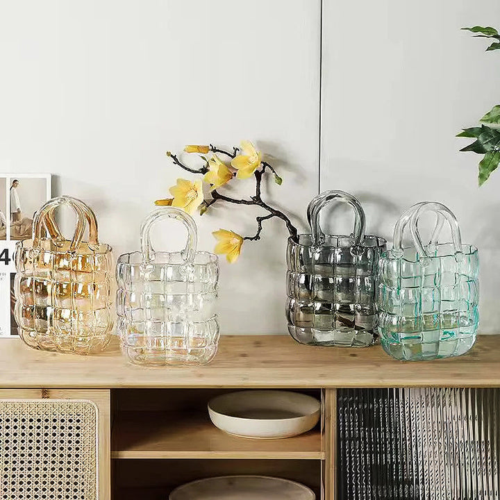 Glass Bag Vase | Bowlift
