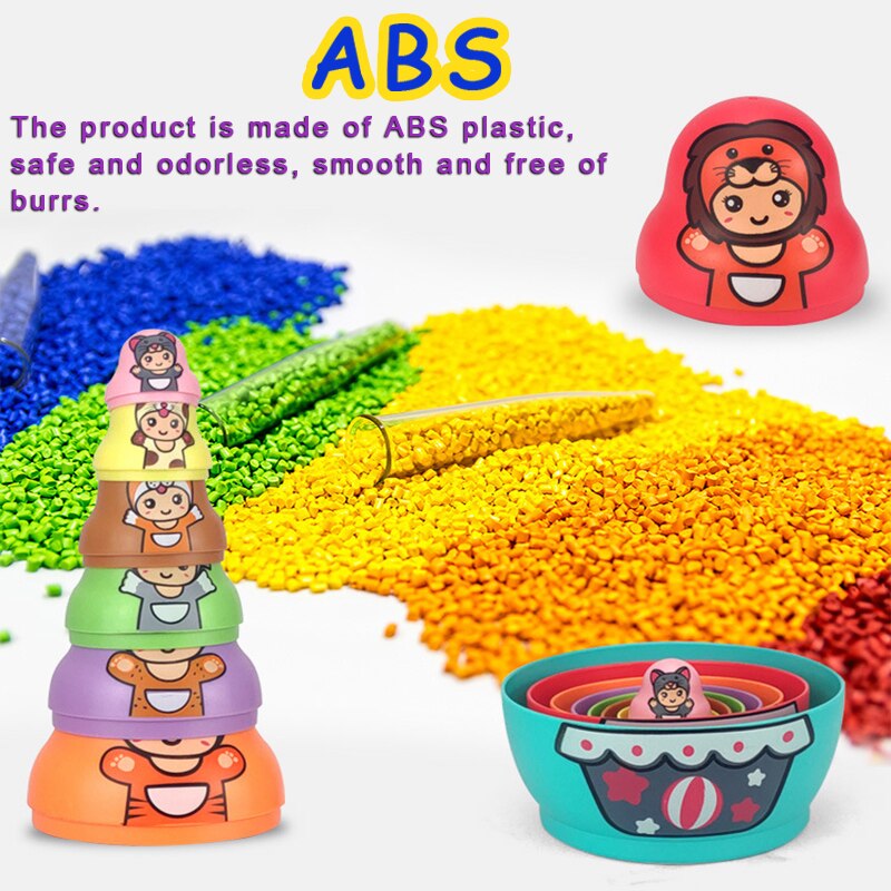 BowLift | Educational Colorful Kids Matryoshka Dolls