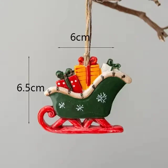 Classic Christmas decoration – Hanging Christmas stockings with moose design | Bowlift