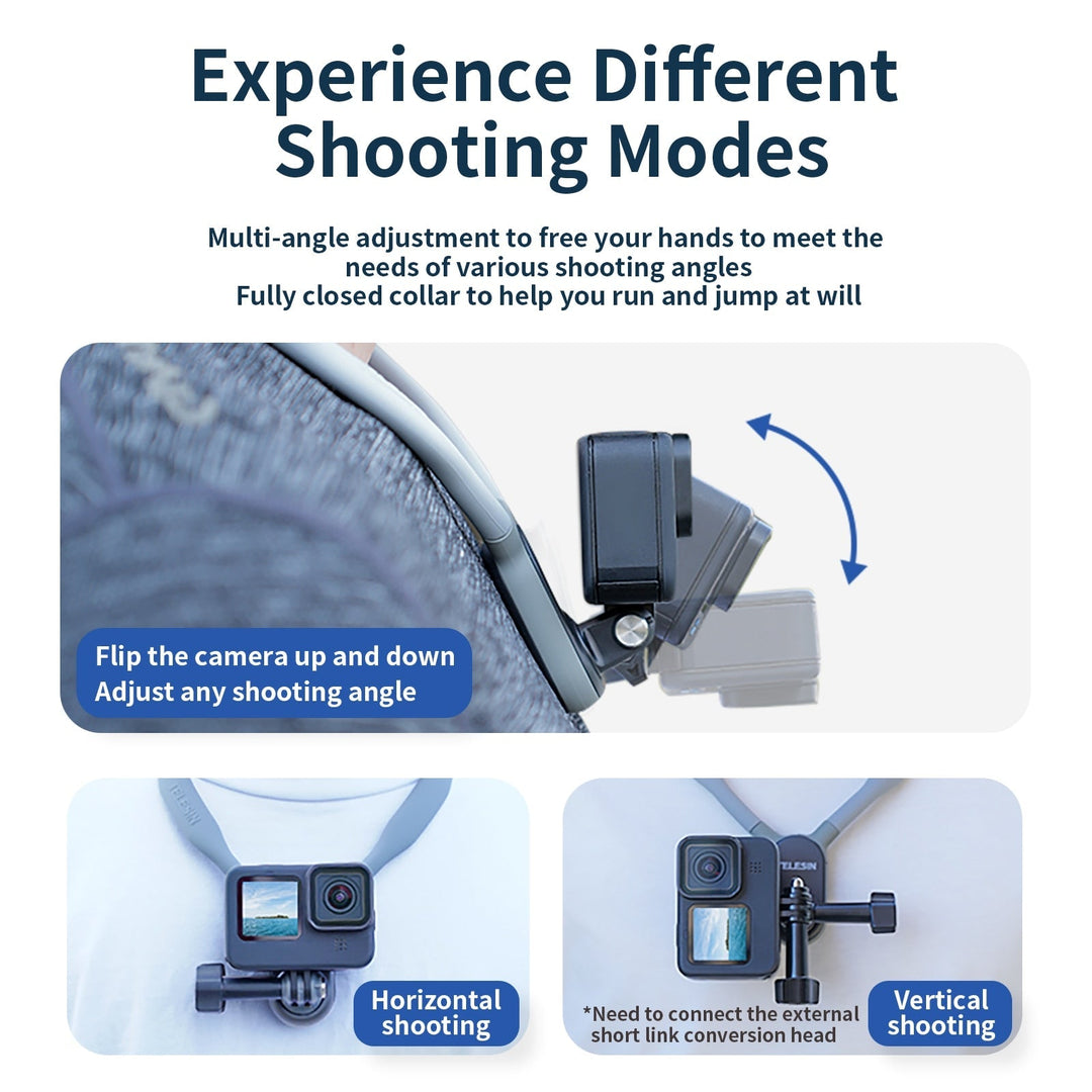 Magnetic Silicone Neck-Mounted Action Camera Accessories | Bowlift