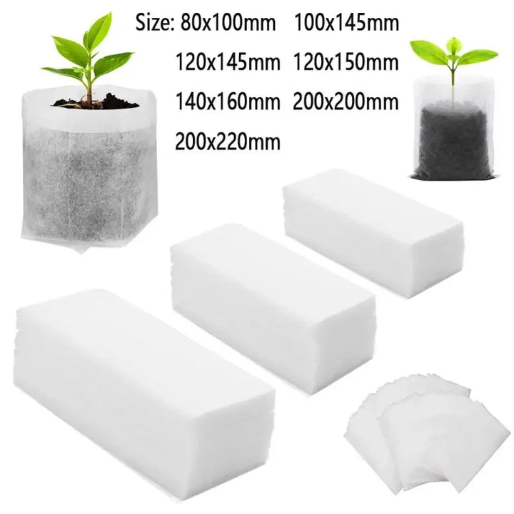 BowLift | Plant Bags BioGrow | Biodegradable | Breathable & Root-Friendly | Set of 25–100