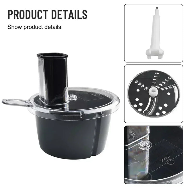 BowLift | MixProTec Multifunctional Accessory Set for Thermomix TM5/TM6 | Cutting Disc, Container & Lid | Dishwasher Safe & Food Safe