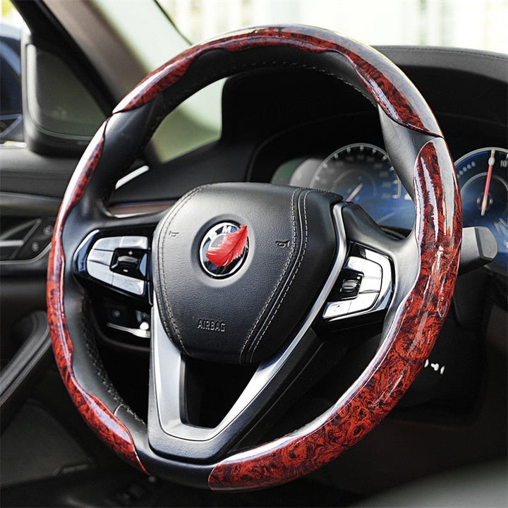 BowLift | Non-Slip Wood Grain Car Wheel Cover