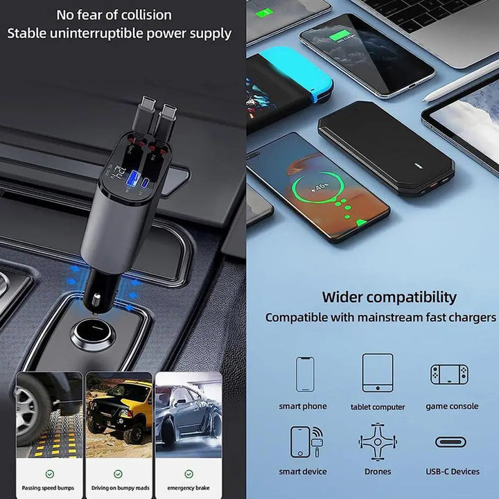 BowLift | Fast Charging Car Charger