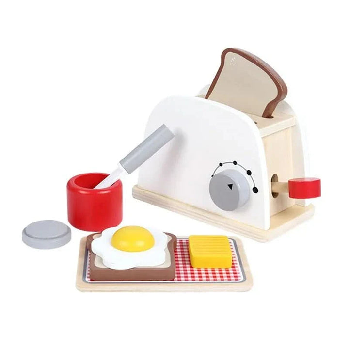 BowLift | Premium wooden play kitchen with blender, toaster & coffee machine